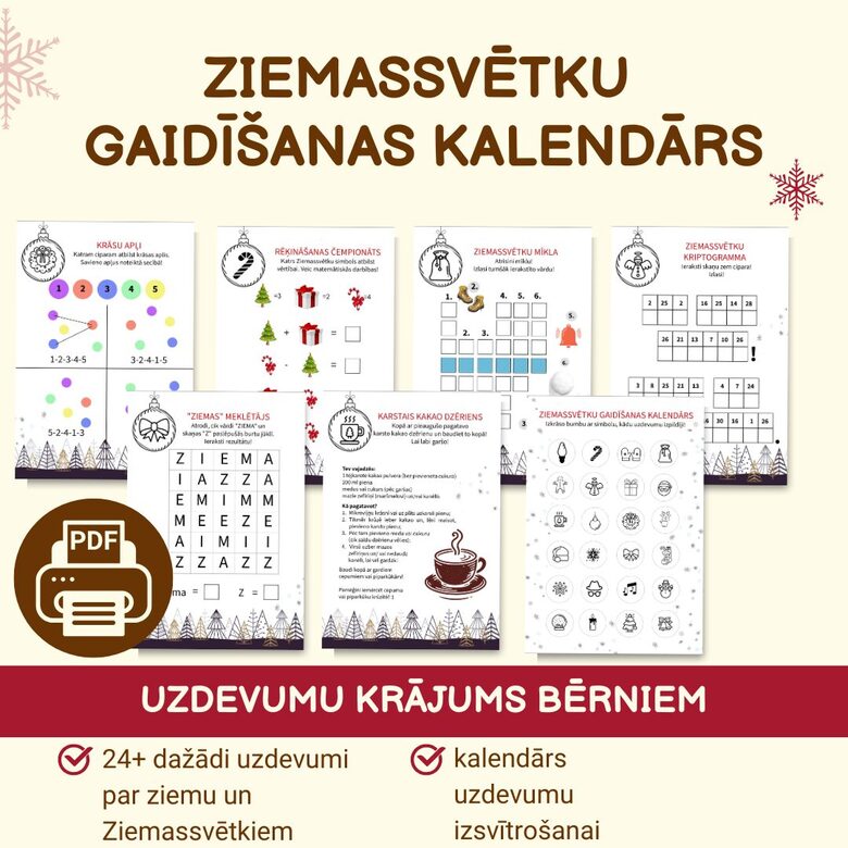 ZIEMASSVĒTKU GAIDĪŠANAS KALENDĀRS